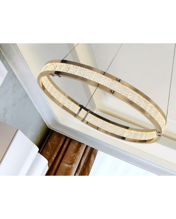 LORIAN- LAMPARA 1 ARO DORADO BRILLO